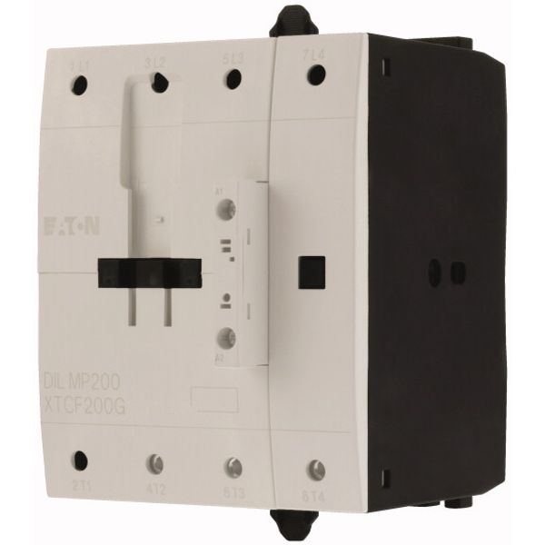 Contactor, 4 pole, 200 A, RDC 24: 24 - 27 V DC, DC operation image 3