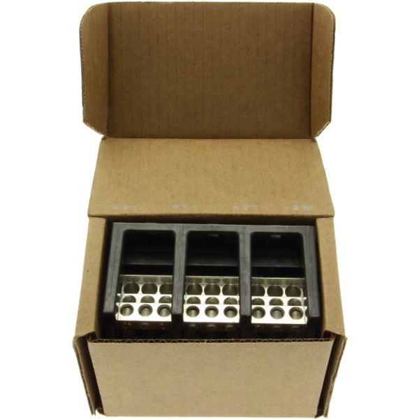 Terminal block, low voltage, 420 A, AC 600 V, DC 600 V, 3P, UL image 1