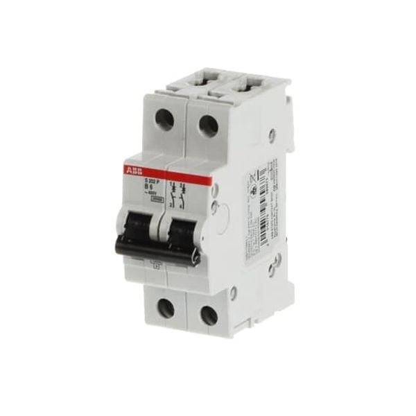 S202P-B6 Miniature Circuit Breaker - 2P - B - 6 A image 3