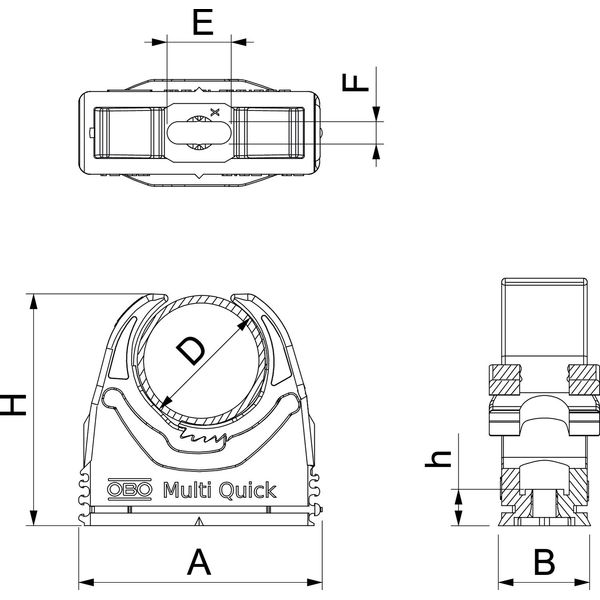 M-Quick M32 LGR Multi-Quick clip  25-32mm image 2