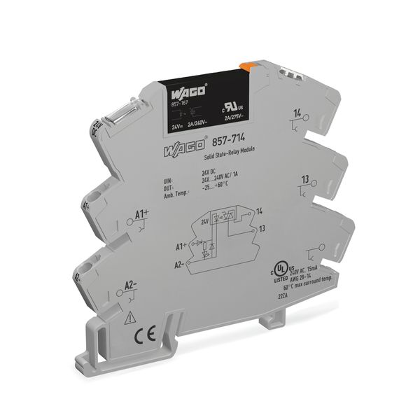 Solid-state relay module Nominal input voltage: 24 VDC Output voltage image 1