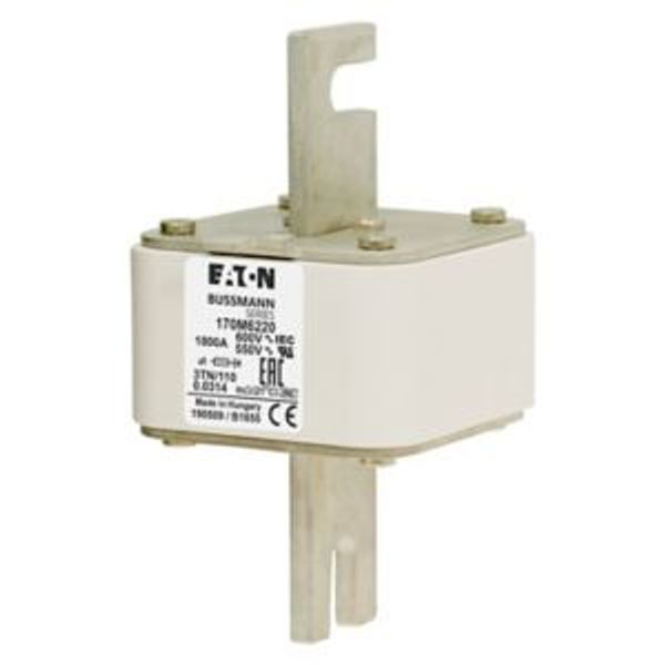 Fuse-link, high speed, 1800 A, AC 600 V, DIN 3, 76 x 90 x 139 mm, aR, DIN, IEC, type T indicator image 5