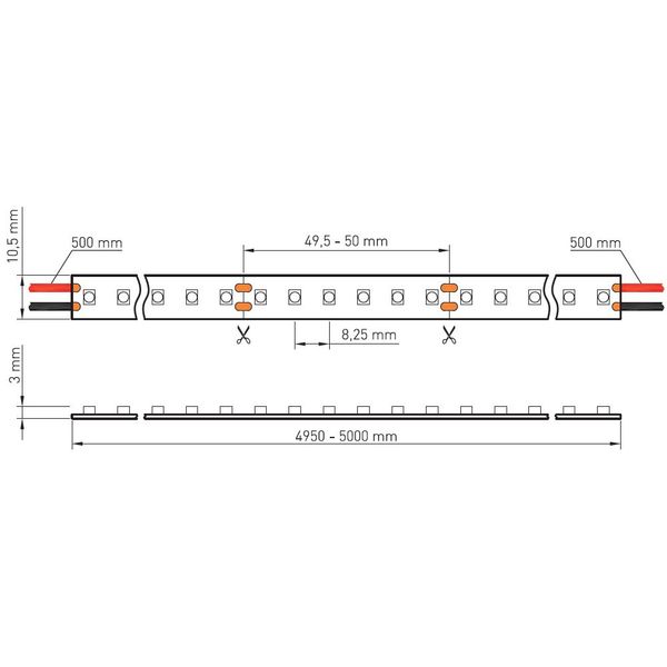 FS 48, red, , 11,W/m, 340lm/m, 24VDC, IP44, l=5m image 4