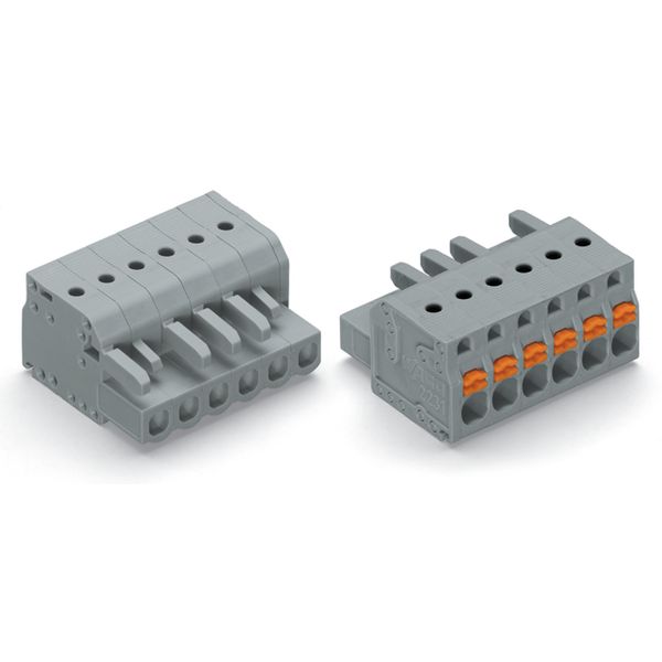 2231-111/102-000 1-conductor female connector; push-button; Push-in CAGE CLAMP® image 5