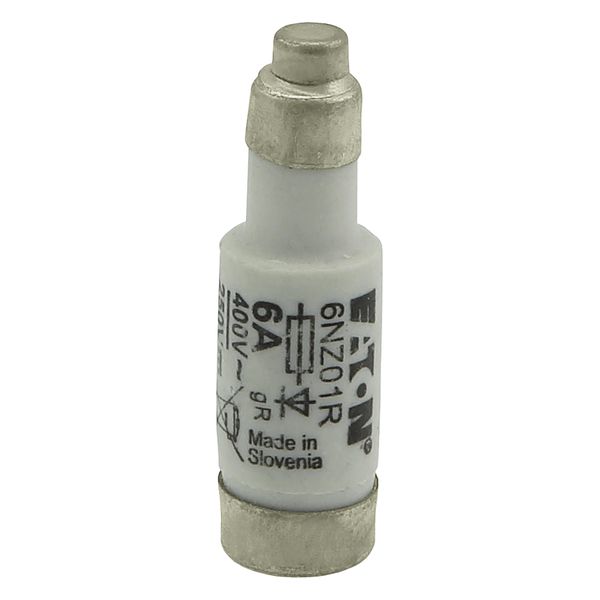 Fuse-link, LV, 6 A, AC 400 V, D01, aR, IEC, ultra rapid image 10