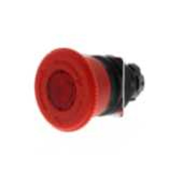 Emergency stop switch, illuminated, 40mm dia, push-lock/turn-reset, IP A22E2001C image 3