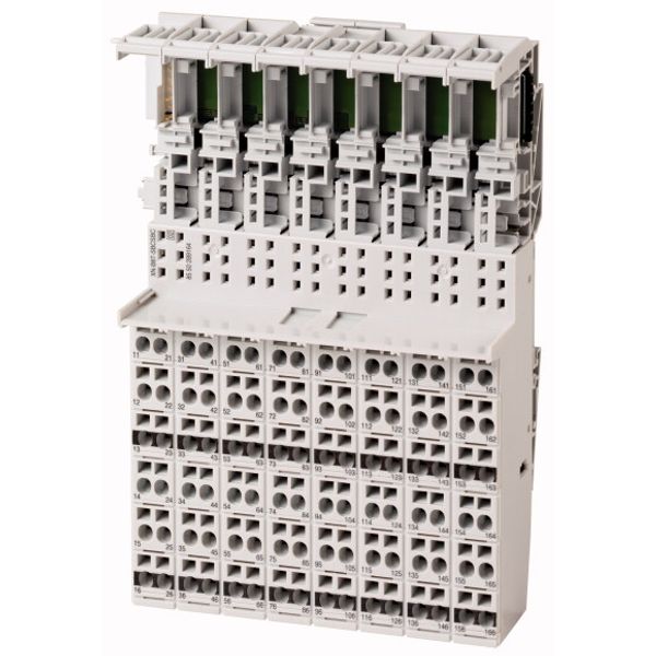 Base module block XI/ON, tension spring, 6 connection levels, con. to C rail image 1