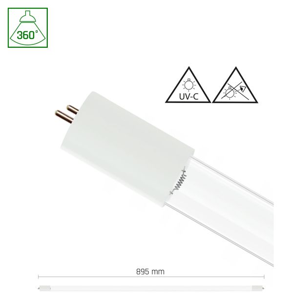 FLUORESCENT TUBE  30W TUV UVC  SPECTRUM image 1