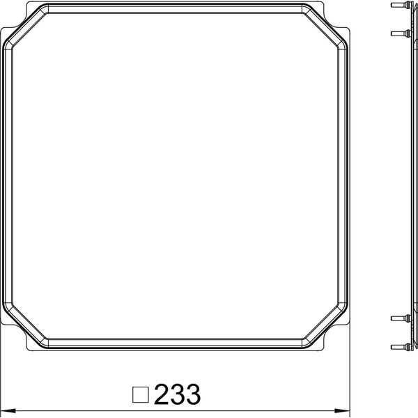 FD 9 QNK2 Flat seal for square cassette NG9 image 2