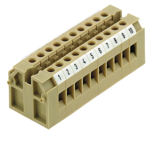 Feed-through terminal block, Screw connection, 4 mm², 400 V, 32 A, Num image 1