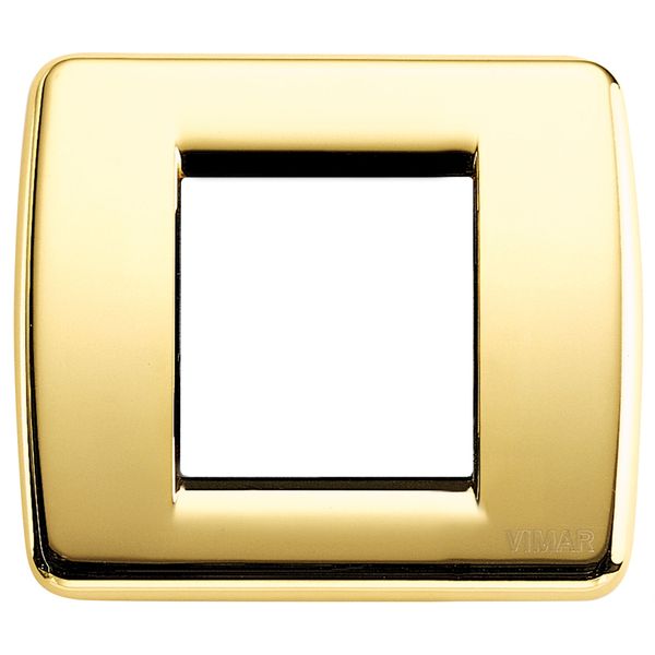 Rondò plate 1-2M metal polished gold image 1