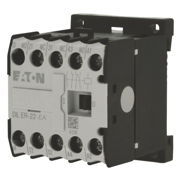 Contactor relay, 230 V 50 Hz, 240 V 60 Hz, N/O = Normally open: 2 N/O, N/C = Normally closed: 2 NC, Screw terminals, AC operation image 1
