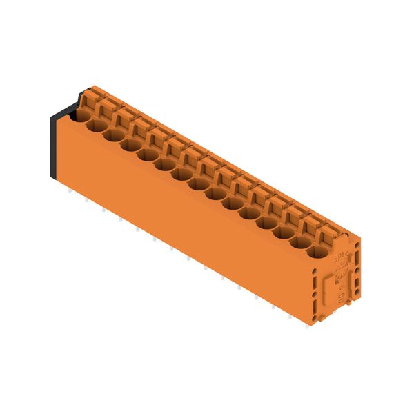 PCB terminal, 5.00 mm, Number of poles: 15, Conductor outlet direction image 2