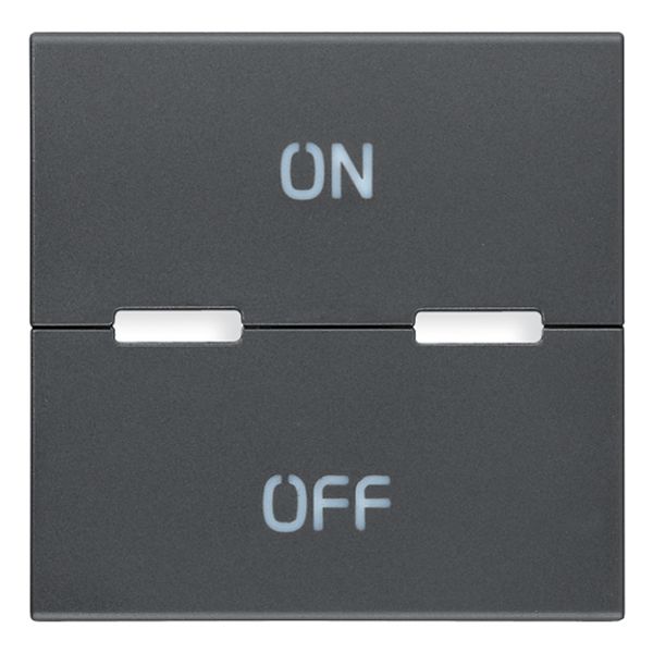 Button 2M ON/OFF symbols grey image 1