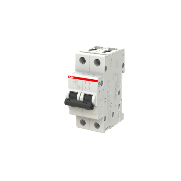 S202-C10 MTB Miniature Circuit Breaker - 2P - C - 10 A image 1