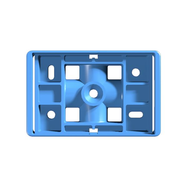 Device marking holder, 58 mm, Polyamide 66, blue image 1
