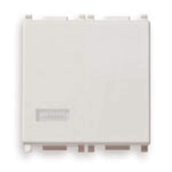 1P 10AX 2-way switch +diffuser 2M white image 1