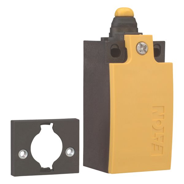 Position switch, Rounded plunger, Basic device, not expandable, 2 NC, Cage Clamp, Yellow, Insulated material, -25 - +70 °C image 16
