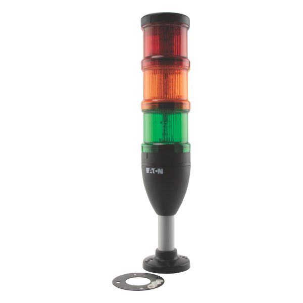 Complete device, red-orange-green, LED, 24 V, including base 100mm image 4