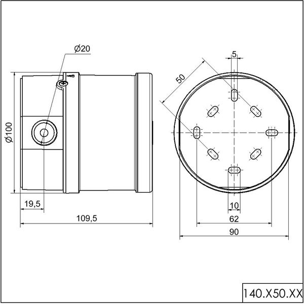 Multi-t.sounder WM 32 tne 115-230VAC WH image 3