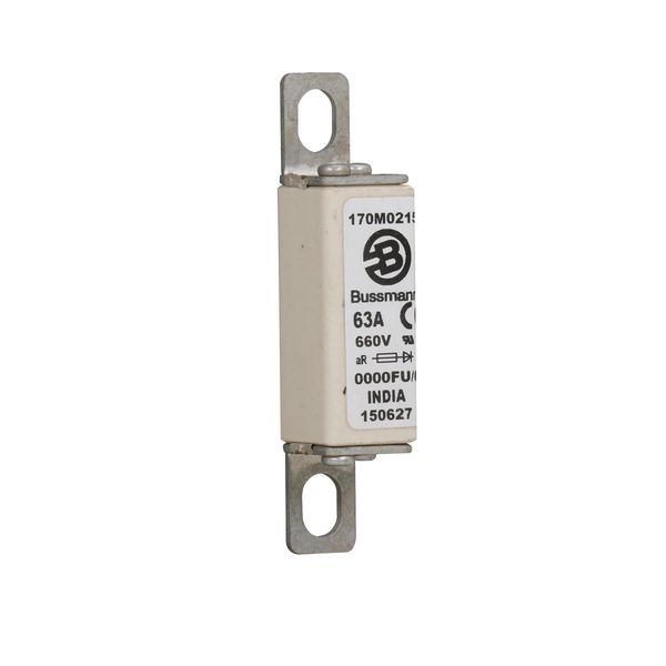 Fuse-link, high speed, 63 A, AC 660 V, size 0000, 18 x 19 x 80 mm, aR, UL image 20