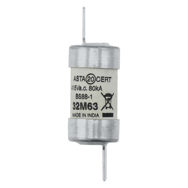 Fuse-link, low voltage, AC 415 V, BS88/F2, 18 x 59 mm, gM, BS image 25