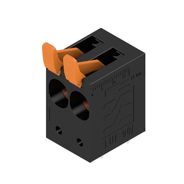 PCB terminal, 10.00 mm, Number of poles: 2, Conductor outlet direction image 3