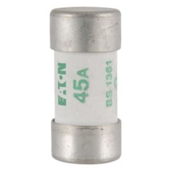 Fuse-link, low voltage, 45 A, AC 240 V, BS1361, 17 x 35 mm, BS image 4