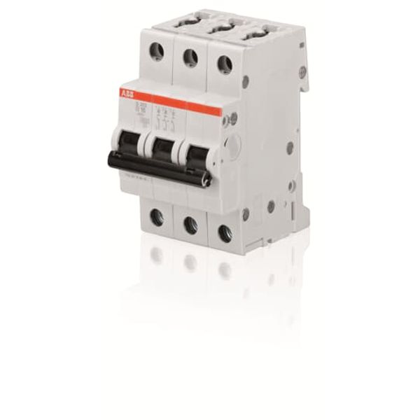 S203-B4 Miniature Circuit Breaker - 3P - B - 4 A image 1