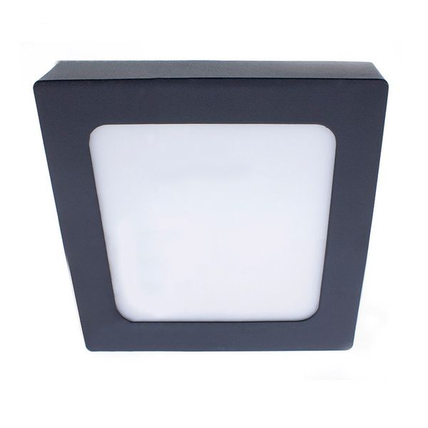 Gelys LED Flush Mount 18W IP54 Square Anthracite Grey image 1