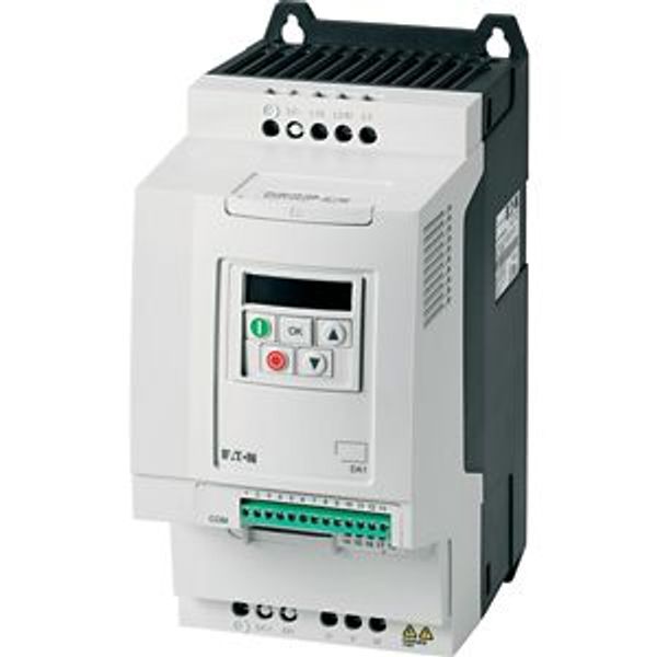 Variable frequency drive, 230 V AC, 3-phase, 18 A, 4 kW, IP20/NEMA 0, Radio interference suppression filter, 7-digital display assembly image 2