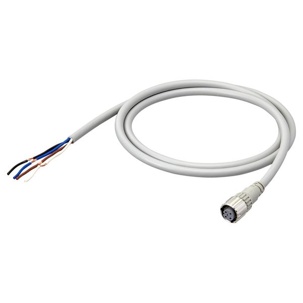 Sensor cable, Smartclick M12 straight socket (female), 4-poles, A code image 3