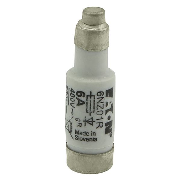 Fuse-link, LV, 6 A, AC 400 V, D01, aR, IEC, ultra rapid image 8