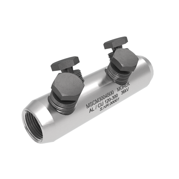 MSCM300 Al/Cu 120-300mm² 36kV 4xBrass screw SB cable connector image 1