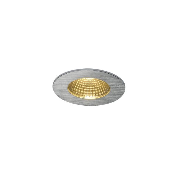 PATTA-I recessed ceiling lumin. 9W, 3000K, 38ø, round, alu image 2