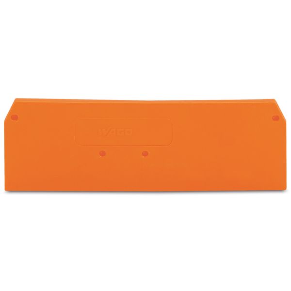 End and intermediate plate 2 mm thick orange image 3