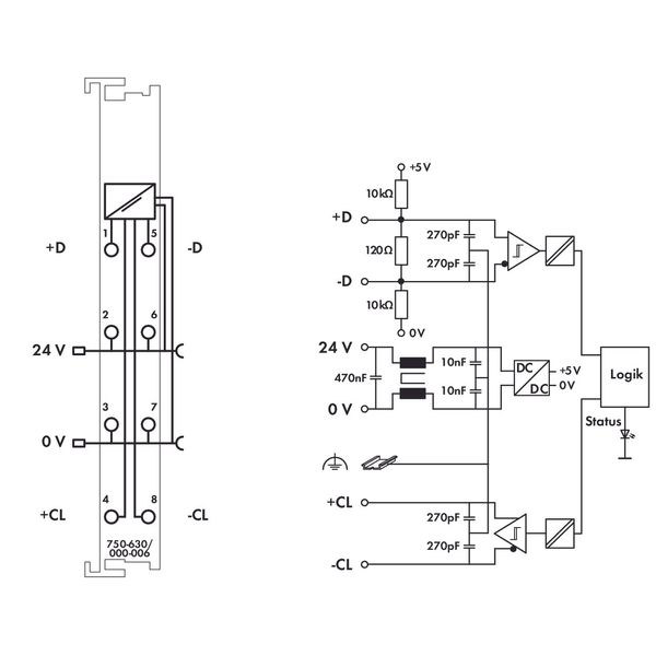 SSI transmitter interface 24 bits 250 kHz light gray image 4