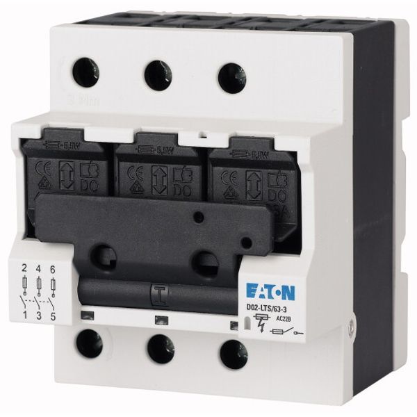 Switch-disconnector, 63AV, 3p, D02 image 1