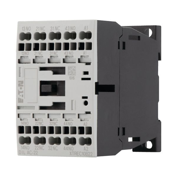 Contactor relay, 24 V 50 Hz, 2 N/O, 2 NC, Spring-loaded terminals, AC operation image 12