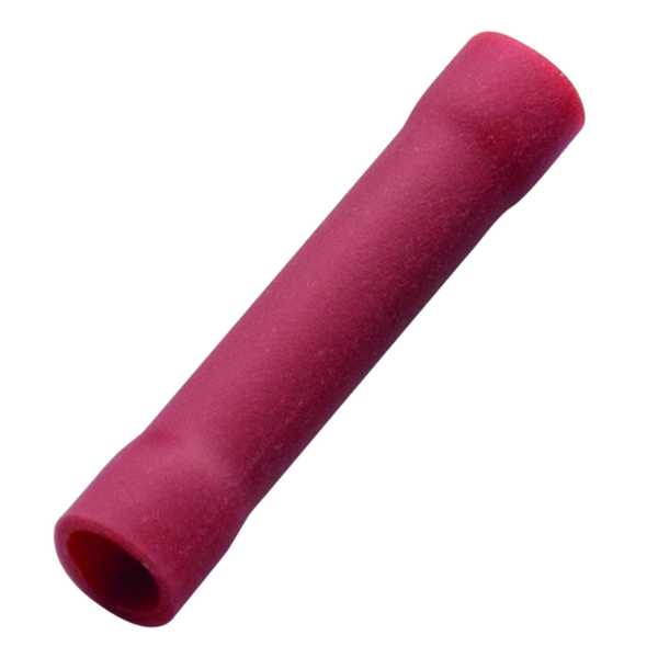 Butt connector insulated red 0.5 - 1.0 JIS image 2