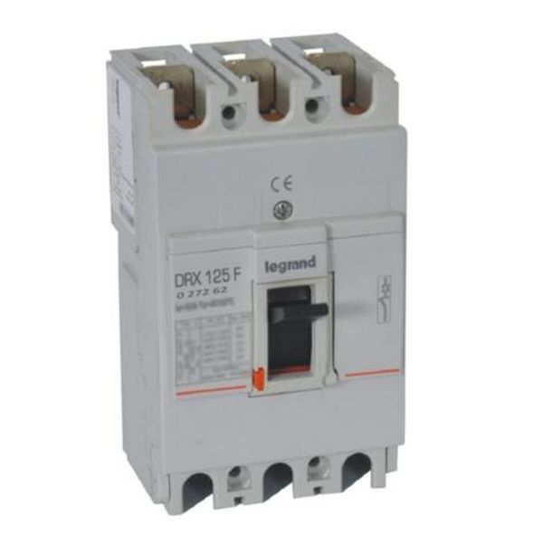 MCCB - DRX 125 - magnetothermic - Icu 25 kA - 415 V - 3P - In 80 A image 1