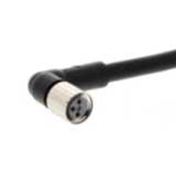 Sensor cable, M8 right-angle socket (female), 3-poles, PVC fire-retard image 3