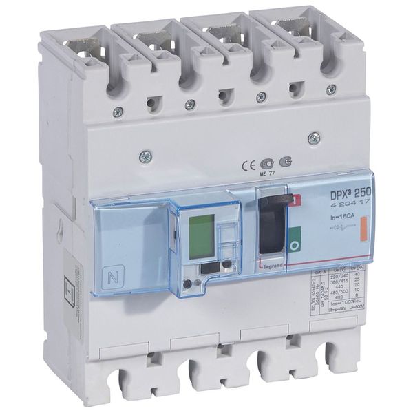 MCCB electronic + energy metering - DPX³ 250 - Icu 25 kA - 400 V~ - 4P - 160 A image 2