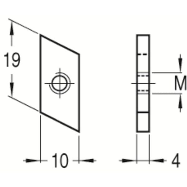 ACC811447 NUTS IN METAL  M8 (100) image 1