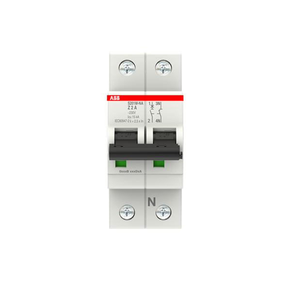 S201M-Z2NA Miniature Circuit Breaker - 1+NP - Z - 2 A image 3