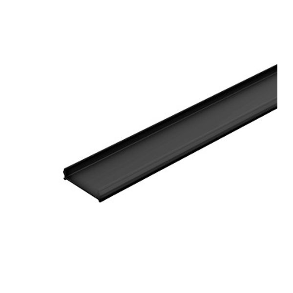 48V SLIM TRACK PC BLIND COVER 2000MM BLACK image 1