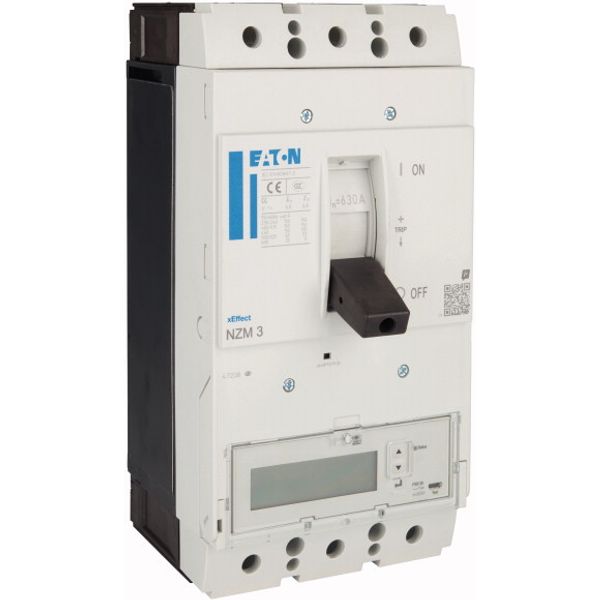 NZM3 PXR25 circuit breaker - integrated energy measurement class 1, 630A, 3p, Screw terminal image 6