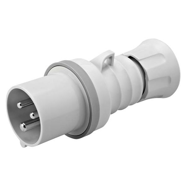 STRAIGHT PLUG HP - IP44/IP54 - 2P+E 32A >250V d.c. - GREY - 8H - SCREW WIRING image 2