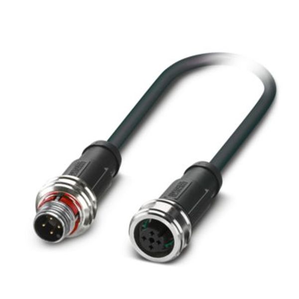 SAC-4P-P12MS/ 0,3-PUR/P12FS SH - Sensor/actuator cable image 1