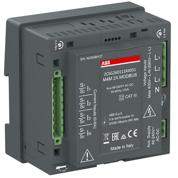 M4M 2X MODBUS PQ1 Network analyzer image 1